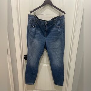 torrid Washed Blue Ankle Crop Jeans
